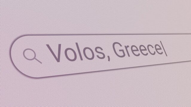 Search Bar Volos Greece 
Close Up Single Line Typing Text Box Layout Web Database Browser Engine Concept
