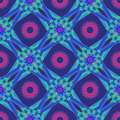 Abstract floral seamless ornament. Ethnic handmade ornament.Design for decorating,background, wallpaper, illustration, fabric, clothing, batik, carpet, embroidery.