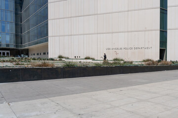  Los Angeles Police Department (LAPD) Headquarters at Ronald F. Deaton Civic Auditorium in Los...