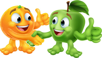 Compare Apples And Oranges Contrast Conceptual