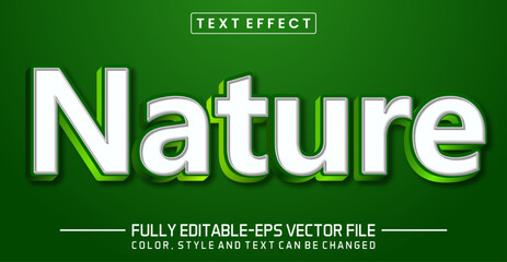 Nature text editable style effect