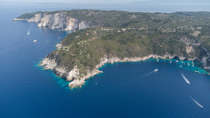 Naklejka premium fotografie dell isola di paxos in grecia