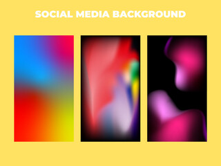 Social media abstract background