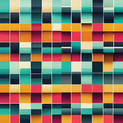 Geometric colorful abstract modern urban design illustraiton background, gradient gemetry structure wallpaper 
