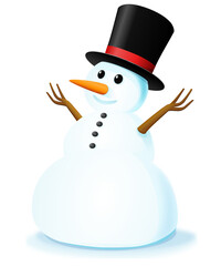 Snowman (isolated)