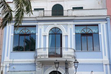 architectural detail of house in Casamicciola Ischia