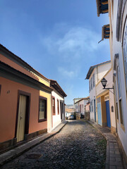 Fototapeta premium Rua das Casas Tortas, São João Del Rey, MG
