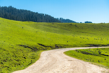 beautiful scenery in Xinjiang China