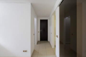 Empty corridor inside the house