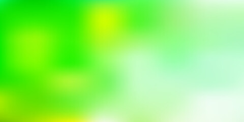 Light blue, green vector gradient blur drawing.