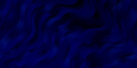 Dark BLUE vector texture with wry lines.