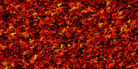 Light Red, Yellow vector background with triangles.