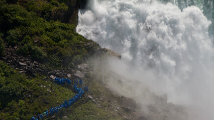 Walking the Path up Niagara Falls