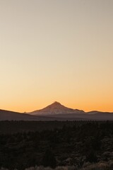 Sunset over the mountain in Bend