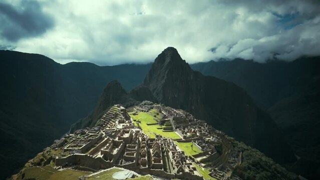 Majestic Machu Picchu Peru Timelapse