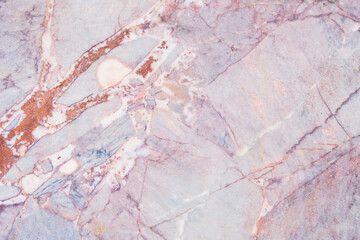 Naklejka premium Texture and background marble surface with pink and gray veins.
