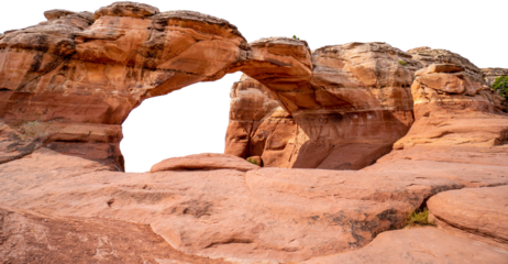 delicate arch park png with white background 