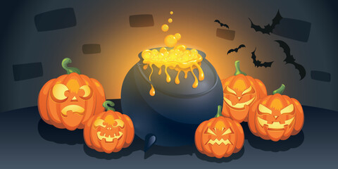 halloween pumpkin illustration