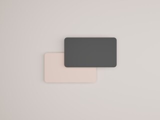 Business Card Mockup Template 3D