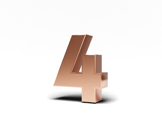 Fototapeta premium Alphabet 3d PNG with transparent background
