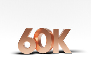 60K Subscriber Celebration PNG transparent background