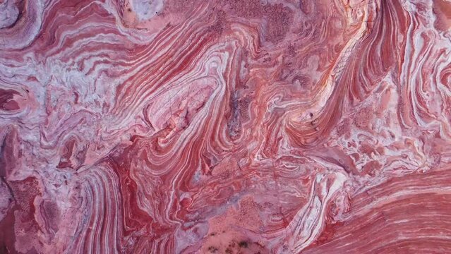 Unique pattern of sandstone hills in Arizona