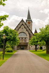 Fototapeta na wymiar Saint Nikolaus church in Balzers in Liechtenstein