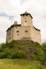 Fototapeta na wymiar Gutenberg castle in Balzers in Liechtenstein