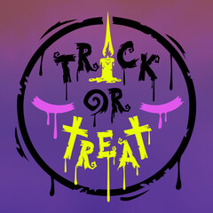 Halloween Poster Trick or Treat