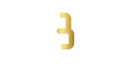 Alphabet-letters-Initials--logo-B3,3B,B