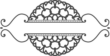 Vintage Decorative Calligraphic Design Element