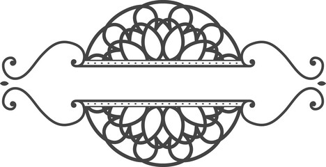 Vintage Decorative Calligraphic Design Element