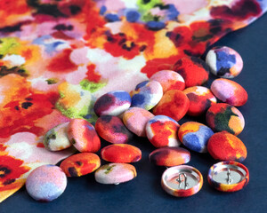  fabric buttons