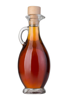 Bottle with apple vinegar