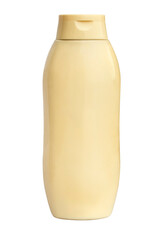 Plastic bottle with mayonnaise