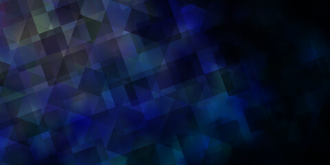 Obraz premium Dark Purple vector texture with triangular style.
