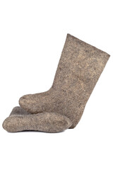 Valenki - russian warm shoes for cold winter.