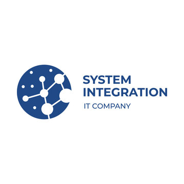 Vector logo of a system integration company
