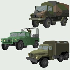Obraz premium set of machines