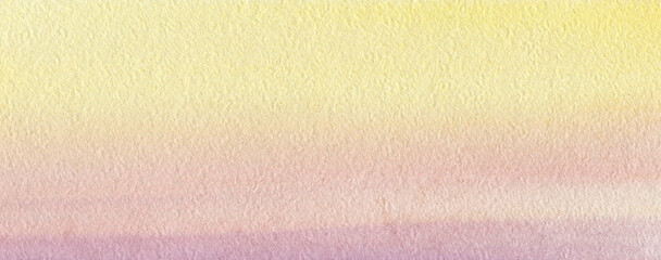 The color of the sunset sky. Abstract background, watercolor gradient in bright orange color.
