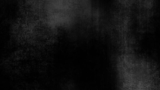 Black and white grunge textured animated abstract looping background twenty second