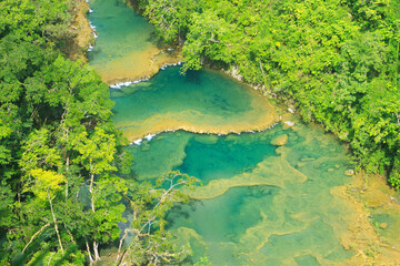 Semuc Champey in Lanquín, Cobán - Guatemala - Central America Landscape