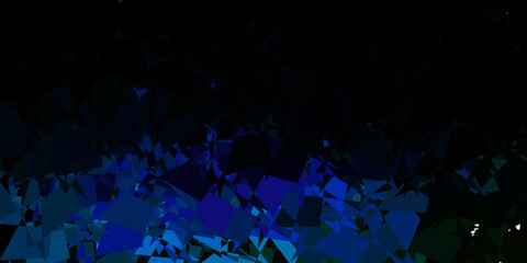 Dark multicolor vector template with abstract forms.