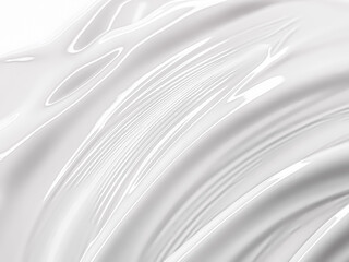Glossy white cosmetic texture as beauty make-up product background, cosmetics and luxury makeup...