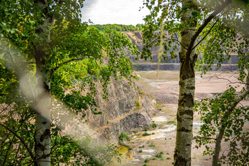 Limestone qyarry in Astorp, Sweden