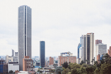 Fototapeta na wymiar Skyline de Bogotá