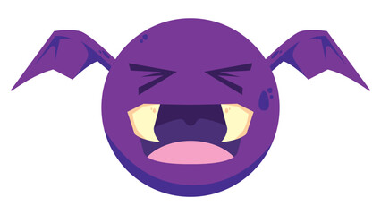 Bat LOL emoji halloween 