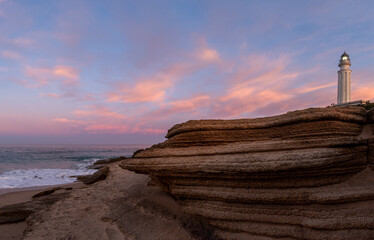 sunset at trafalgar lighthouse