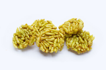 Thai sweet crispy rice cakes