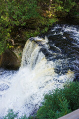 Laughing Whitefish Falls in Michigan Upper Peninsula